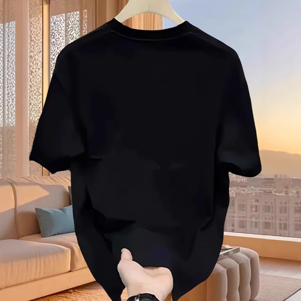Summer New Nezha Children's Sea Of Personality Design Printed Short Sleeved T-shirt For Men's And Women's Trendy Casual Couple T-shirt 