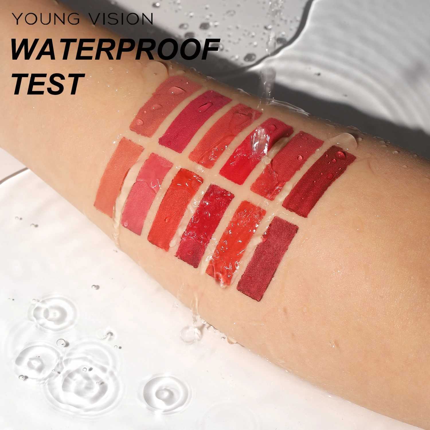 VISION 2-color matte durable lip liner set waterproof sweat proof non stick cup lip gloss rotatable lip linerW250219