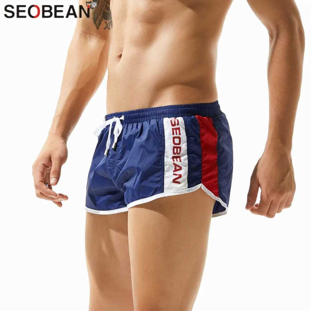 Men's Shorts SEOBEAN Shorts Mens Bermuda Beach Men Shorts Male Brand Board Shorts Mens Short Leisure Fitness Fashion Jogger 4 Colors z250219