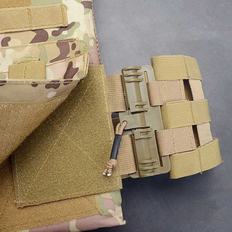 1PCS Tactical Vest Quick Release Buckle Kit Universal Airsoft Vest Quick Removal Buckle Set Hunting AccessoriesXJ250219