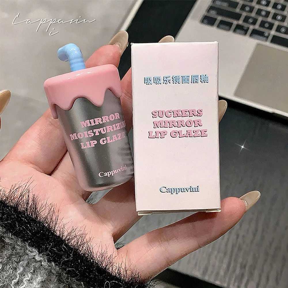 Cappuvini Mini Water Gloss Lip Glaze Moisturizing Lips Clear Lipstick Long-lasting Lip GlossW250219