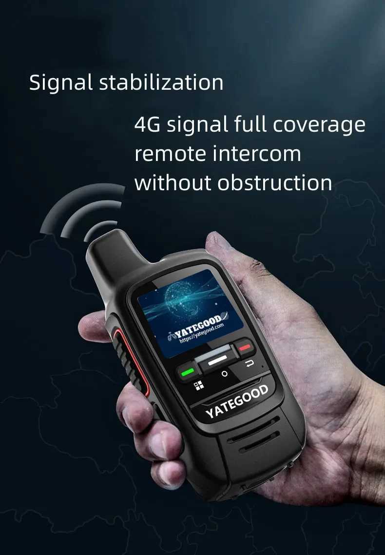 YATEGOOD G300 Walkie Talkie No distance limit Intercom Long standby Portable than 5000KM 4G 5GXJ250219