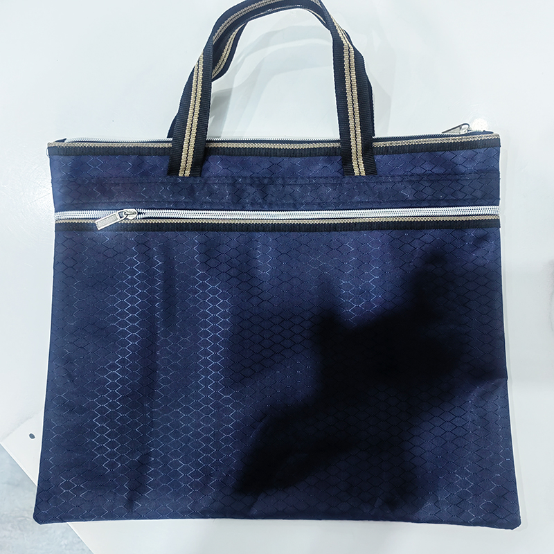 Spot Handheld File Bag, Conference Data Bag, Tutorial File Bag, Zipper Oxford Cloth Archive briefcase