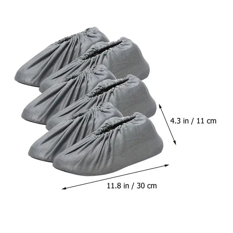 3 Paris Cloth Shoe Covers Washable Protectors Cover Air Conditioning Office Machine Room 250219