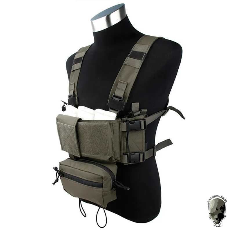 TMC Tactical Modular Chest Rig Micro Fight Chassis w/ 5.56 Mag Pouch Airsoft Hunting Vest Tactical Gear 3115XJ250219