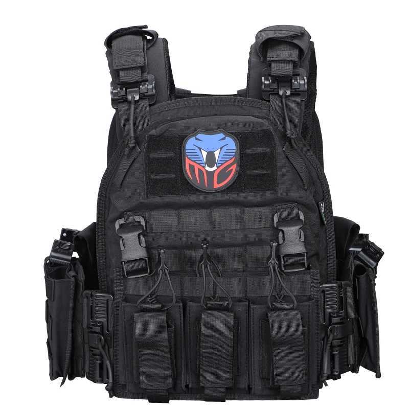 MGFLASHFORCE Tactical Vest Quick Release Molle Plate Carrier Airsoft Hunting Combat Vest for MenXJ250219