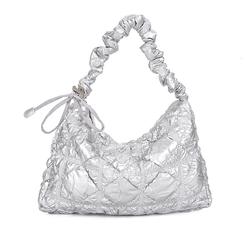 New Korean version CAHMLO pleated 2025 Thai fashion niche cloud casual versatile shoulder bag #swissmilitary