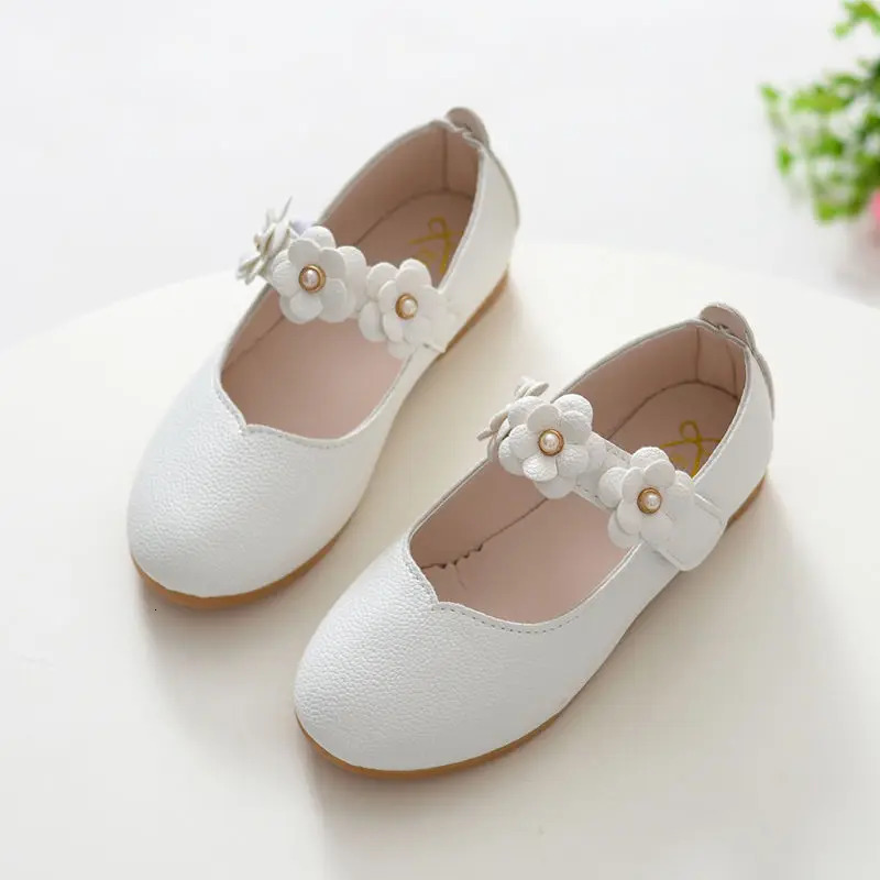 Children Dancing Shoes Kids Princess Shoes Girls Soft Bottom Breathable Leather Footwear Students Non-slip Performance Footwear 250219