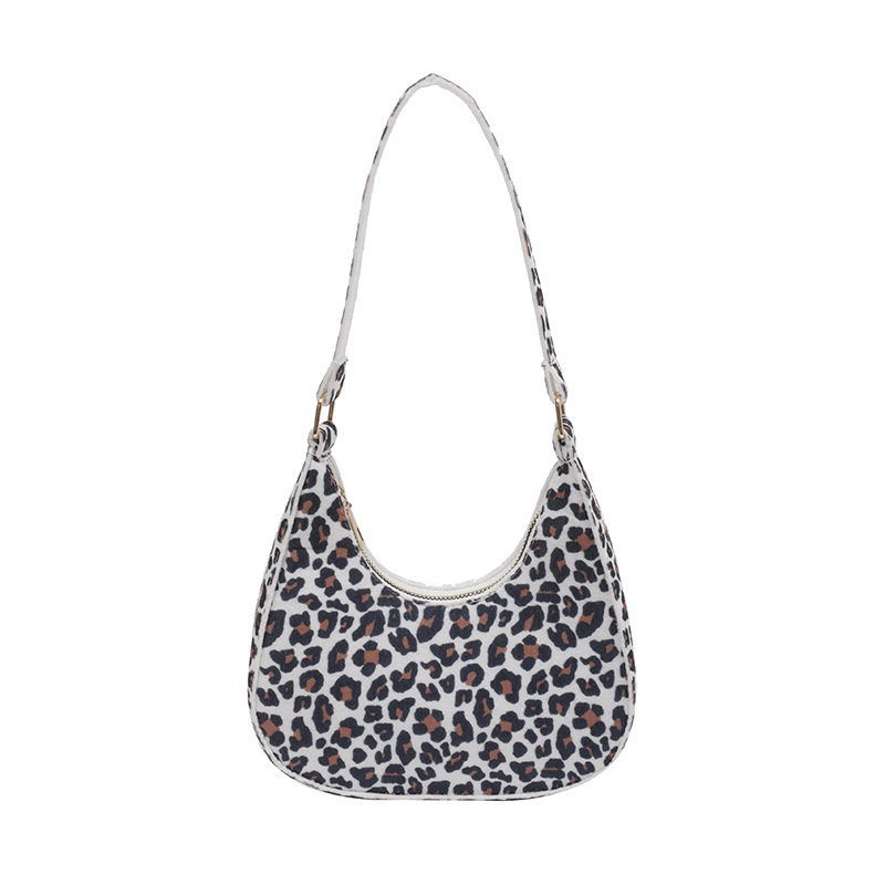 2025 stylish new leopard print women's Korean version armpit personalized versatile hand-held casual shoulder bag #swissmilitary