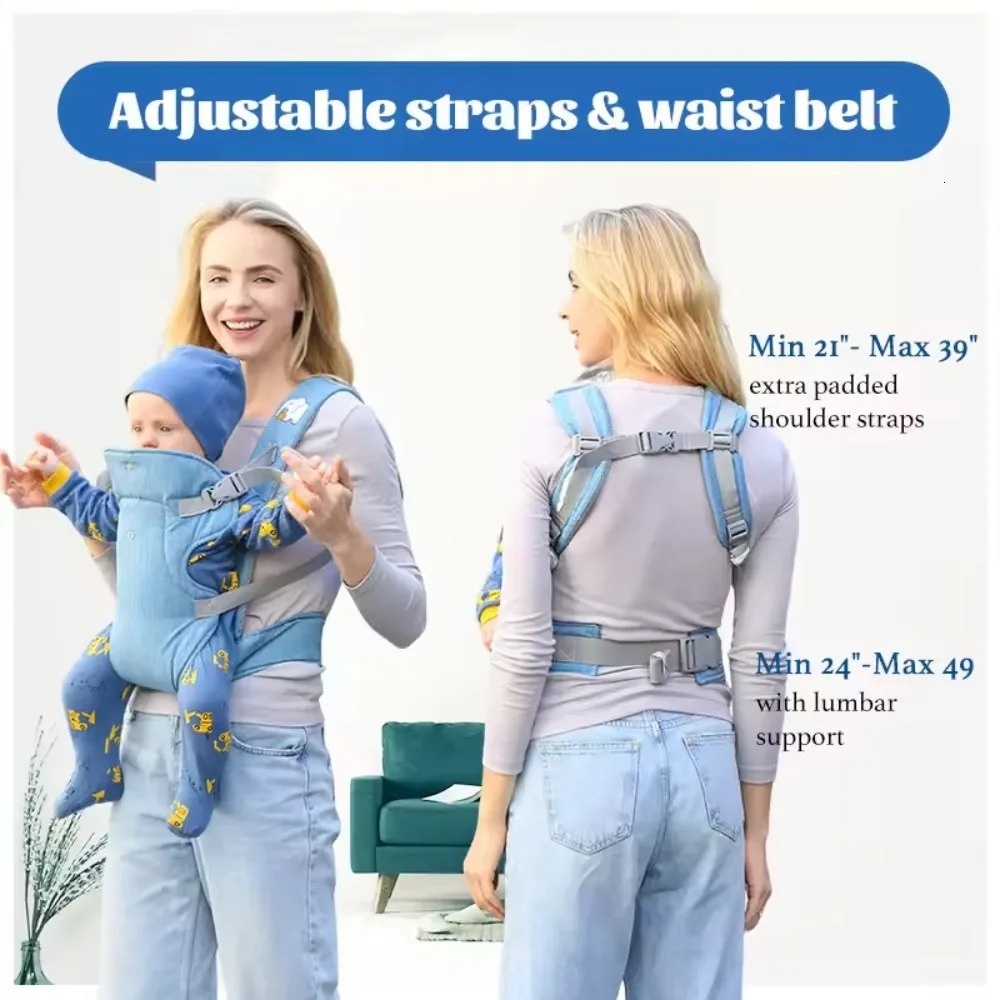 Baby Strap Baby Sling Breathable Bag Bebe Wrap Infant Hipseat Waist Belt All Seasons 4 in 1 born Babies Kangaroo Bags 250219