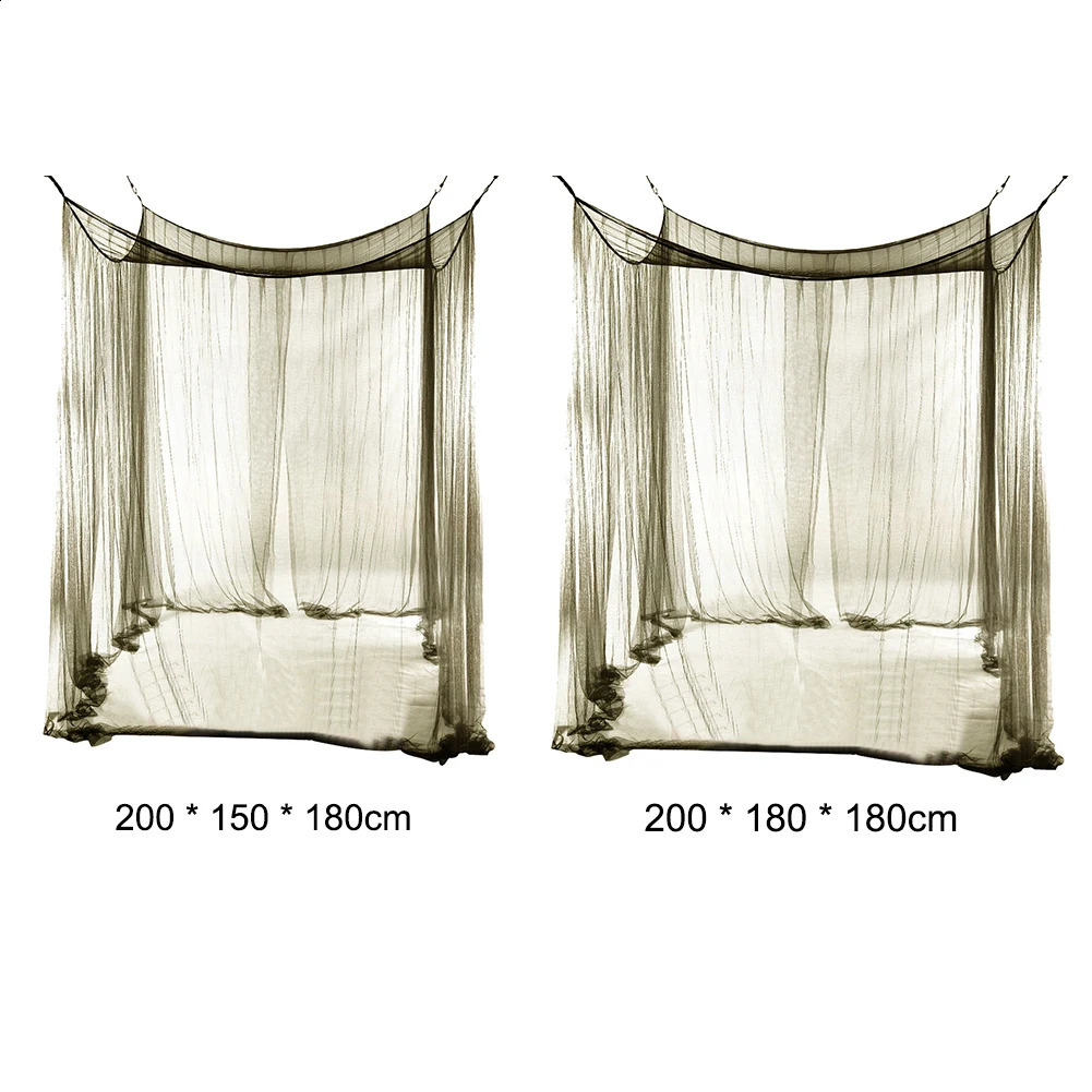 200cm Outdoor Camping Mosquito Net Huge Hammock Insect Bug Tarp Repellent Breathable Mesh Tent Insect Canopy Netting Bed Curtain 250218