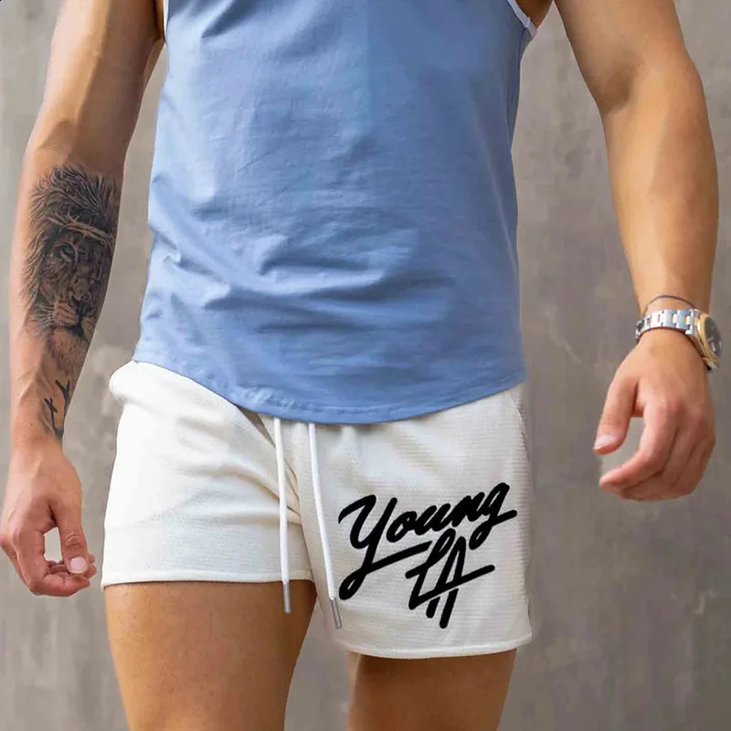 Gym Sports Fitness Fashion shorts Mens Shorts Clothing Jogger Outdoor Running Basketball Training Beach Pants 250218