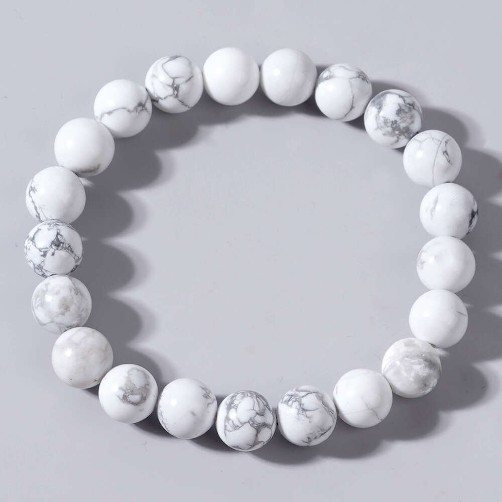 New beach chain style semi pure handmade bead bracelet with elastic rope for both men and women