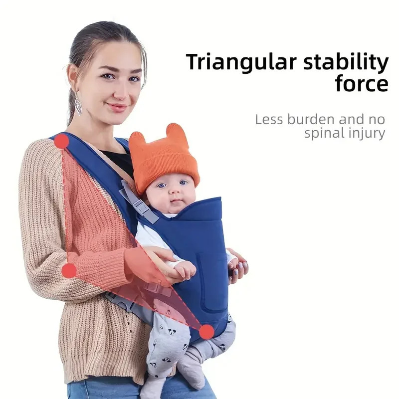 Baby Backpack Breathable Front Facing 4 in 1 Infant Comfortable Sling Backpack Pouch Wrap Baby Kangaroo 250219