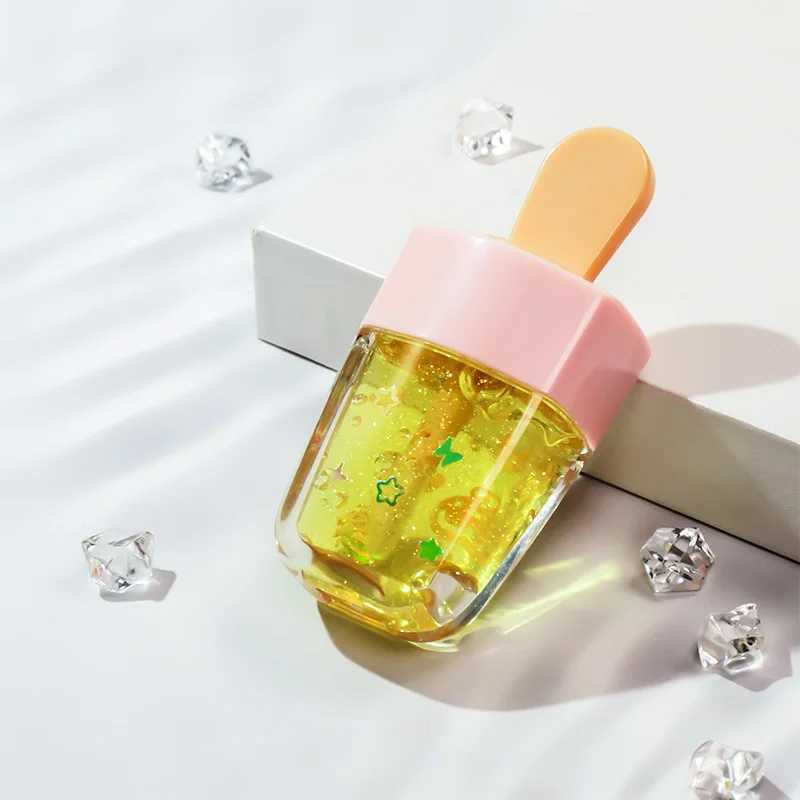 Ice Cream Lip Glaze Glitter Liquid Lipstick Long Lasting Waterproof Moisturizing Candy Color Lip Gloss Cute Lip OilW250219