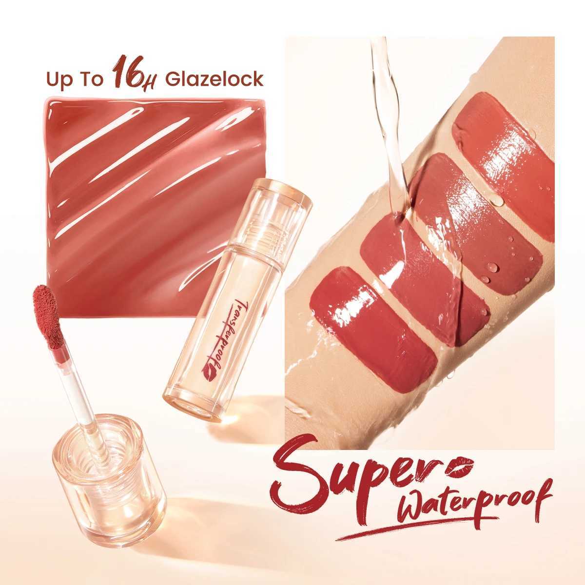 FOCALLURE Glazed Shine Liquid Lipstick Waterproof Lightweight Lip Glosses Transferproof Moisturizing Lip Tints Makeup CosmeticsW250219