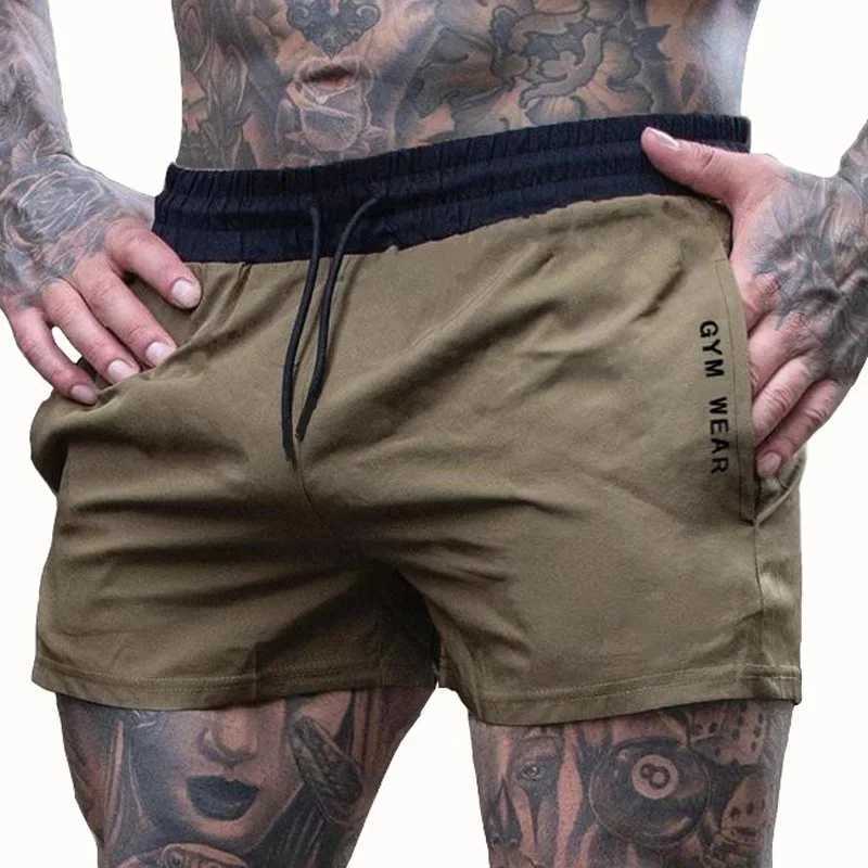 2025 Summer Gym Fitness Shorts Mens Sweatpants Thin Fashion Men Marathon running Casual sports Shorts Breathable Training Pants W250219