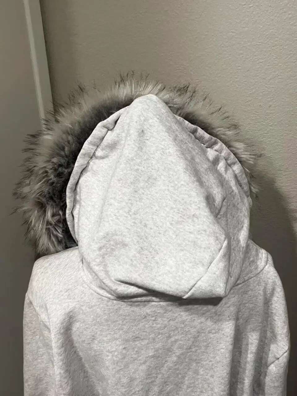 Annual New Y2K Letter Printed Plush Collar Hooded Zipper Jacket Women's Casual Thickened Solid Color Street Fashion Cardigan Top