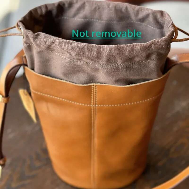 Genuine Leather Women Shoulder Bags Female Small Patchwork Bag 2024 New Drawstring Pockets Money Purse Designer