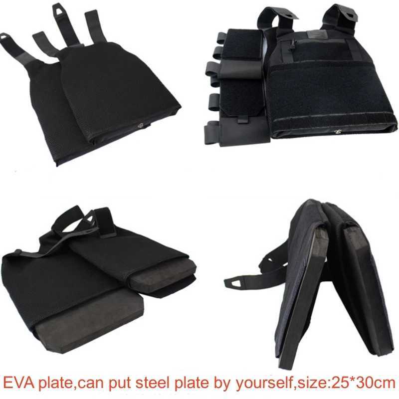 2.0 Military Tactical Vest Molle Plate Carrier Body Armor Protective Vest Airsoft Equipment Field Training Tank Jacket AdjustXJ250219