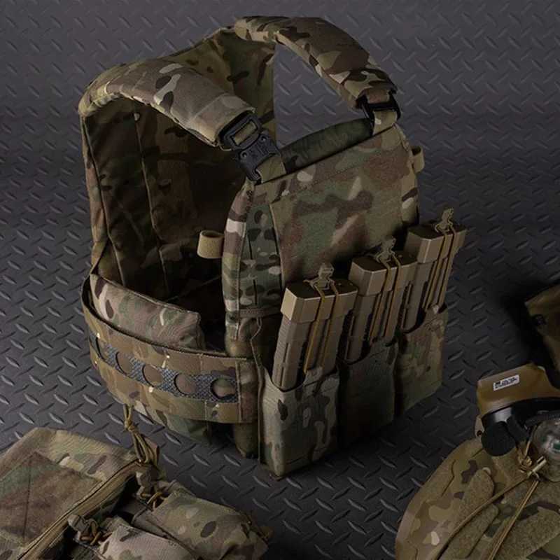 WOSPORT Hunting Vest V5 PC Tactical Vest Quick Detachable Comes With Triple Bag Built-in Splint Matt Nylon FabricXJ250219