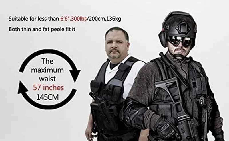 Tactical Vest Outdoor Ultra-Light Breathable Combat Training Vest Adjustable for Adults and ChildXJ250219