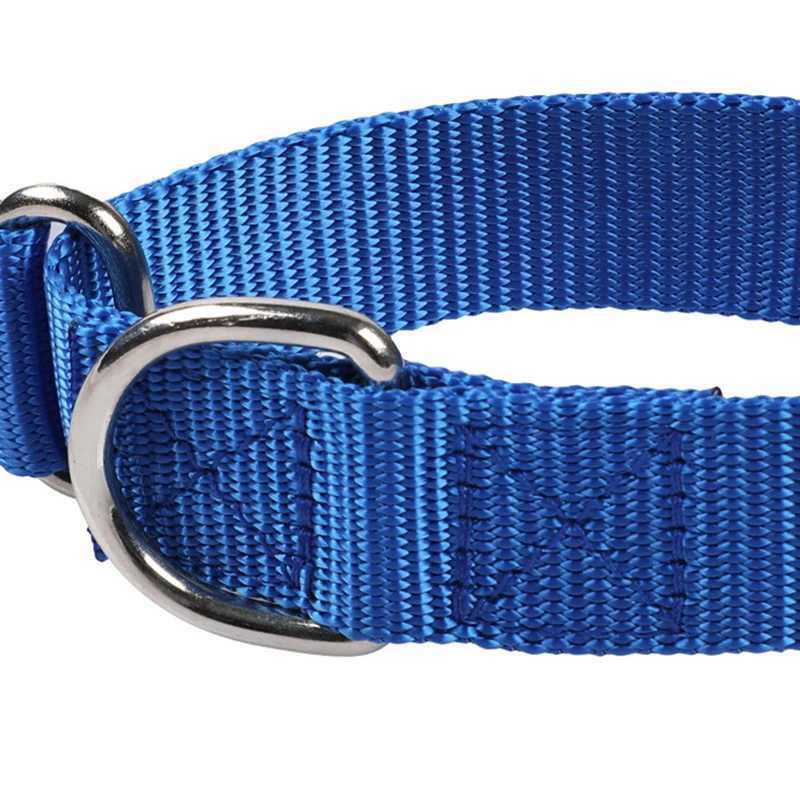 Dog Collar Adjustable Nylon Anti-Punch Pet Collar with Metal D Ring Strong Durable for Medium Large Dogs Training Dog Collar W250219