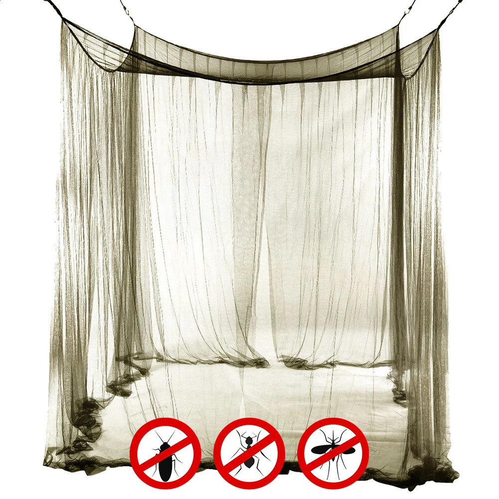 200cm Outdoor Camping Mosquito Net Huge Hammock Insect Bug Tarp Repellent Breathable Mesh Tent Insect Canopy Netting Bed Curtain 250218