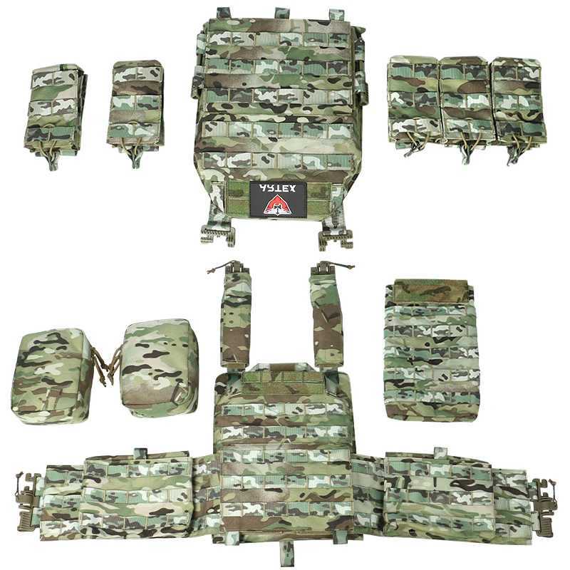 Artex Outdoor multi-functional high-strength waterproof camo Quick-release Tactical vest Outdoor vest Hunting vestXJ250219