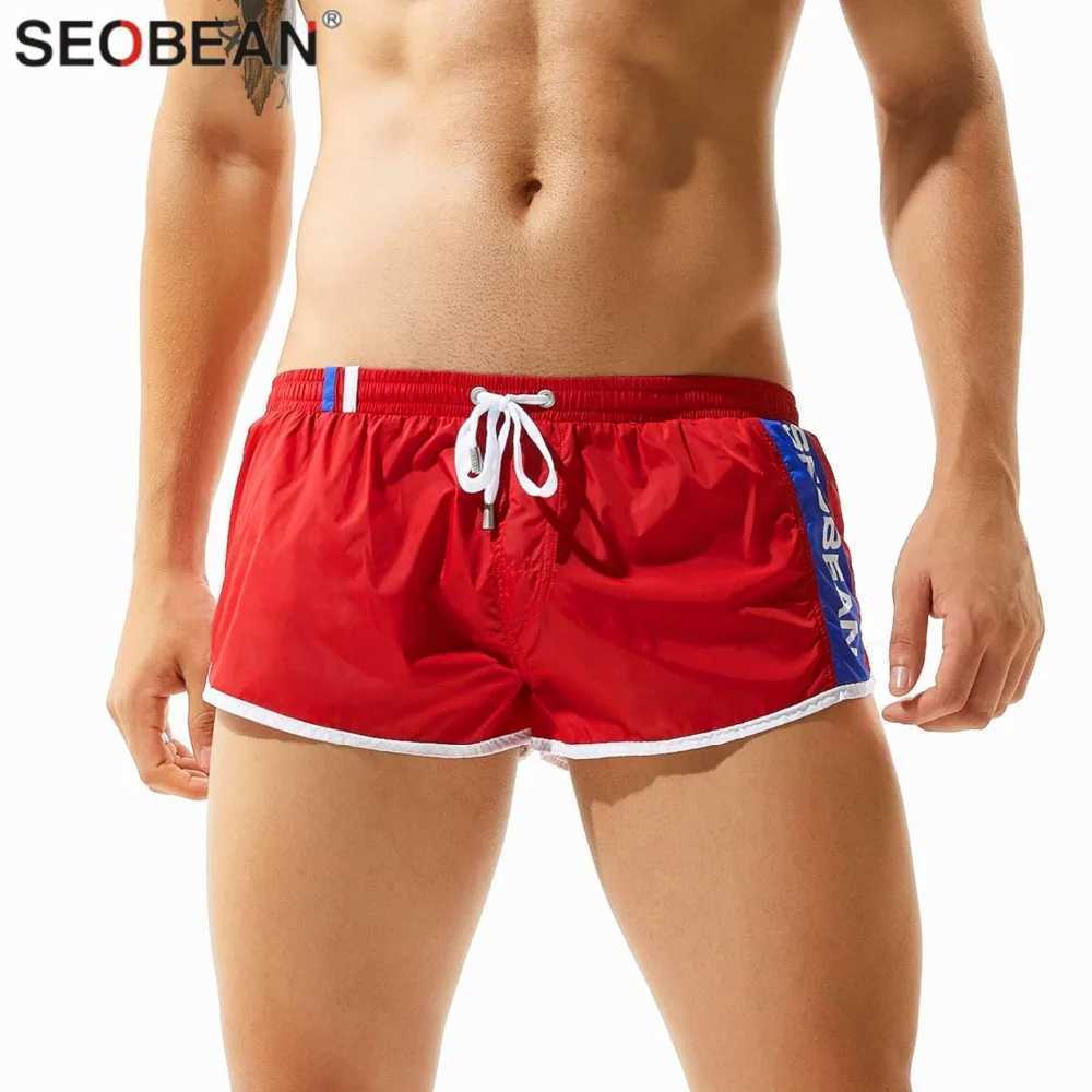 Men's Shorts SEOBEAN Shorts Mens Bermuda Beach Men Shorts Male Brand Board Shorts Mens Short Leisure Fitness Fashion Jogger 4 Colors z250219