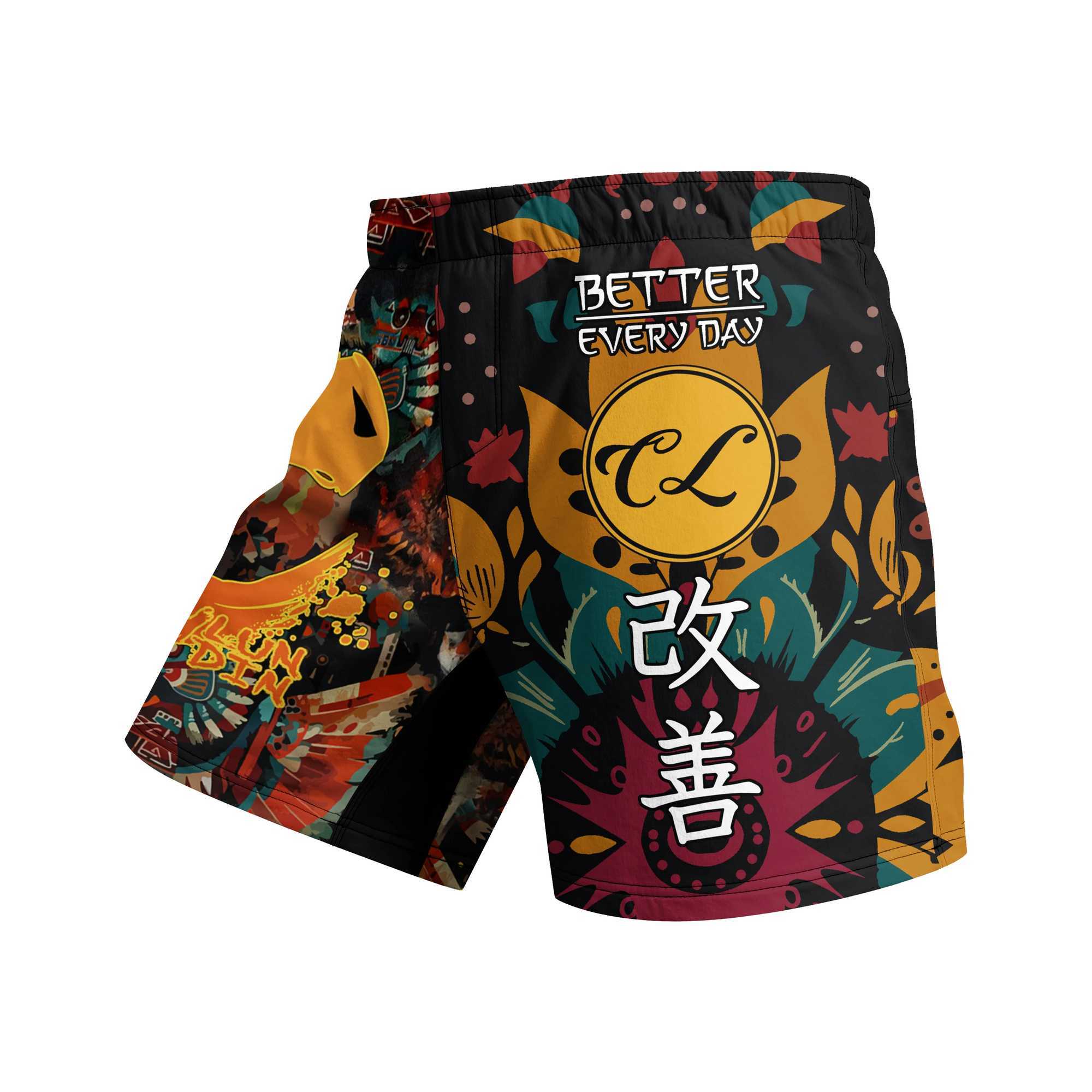 Men's Shorts Cody Lundin Street Trend Style Pants For Mens Gym MMA Brazilian jiu jitsu Fighting Fitness Shorts Running Basketball Sweat Pant z250