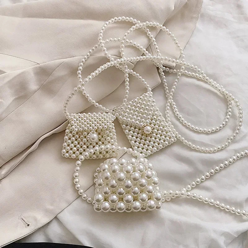 Girls Shoulder Bags Pearl Coin Purses Cute Pearl Money Pouch Party Wallet Toddler Princess Crossbody Bag For Gift hand bags 250219