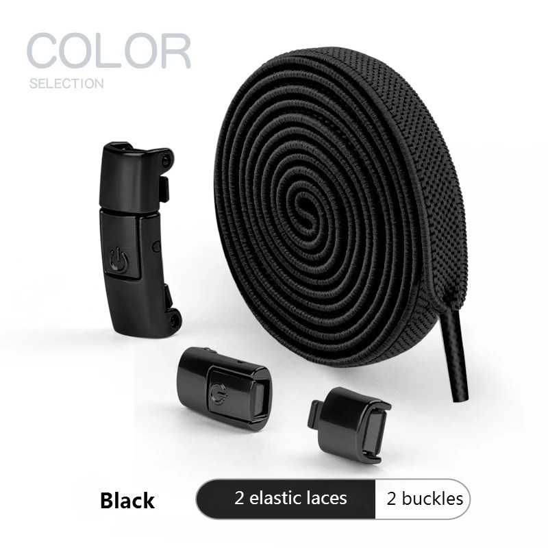 Elastic Laces Sneaker Colorful Press Lock Shoelaces without ties 8MM Widened Flats No Tie Shoe laces Kids Adult Shoelace Shoes 250219