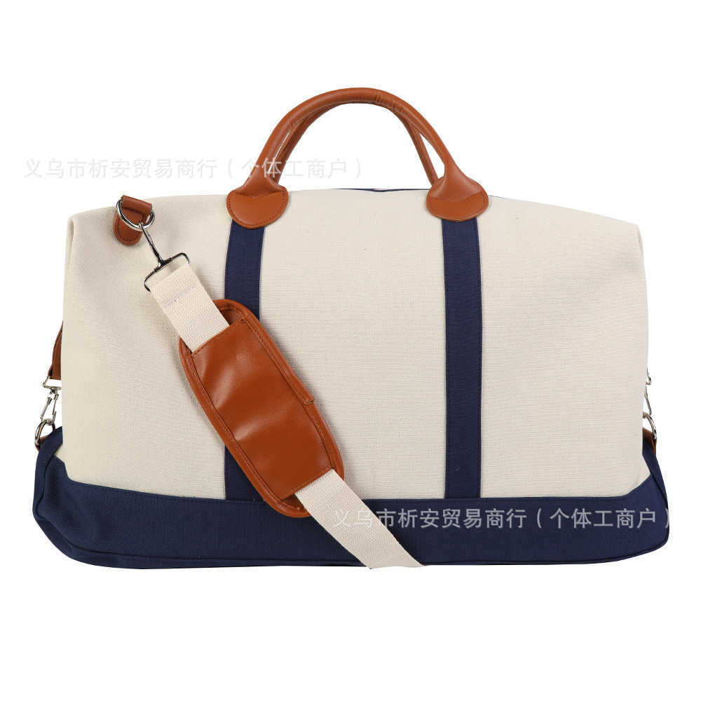 Etsy Personalized Large Capacity Travel Bag Bestseller Embroidered Canvas Bag Women's Handbag Printed Stripe 250115