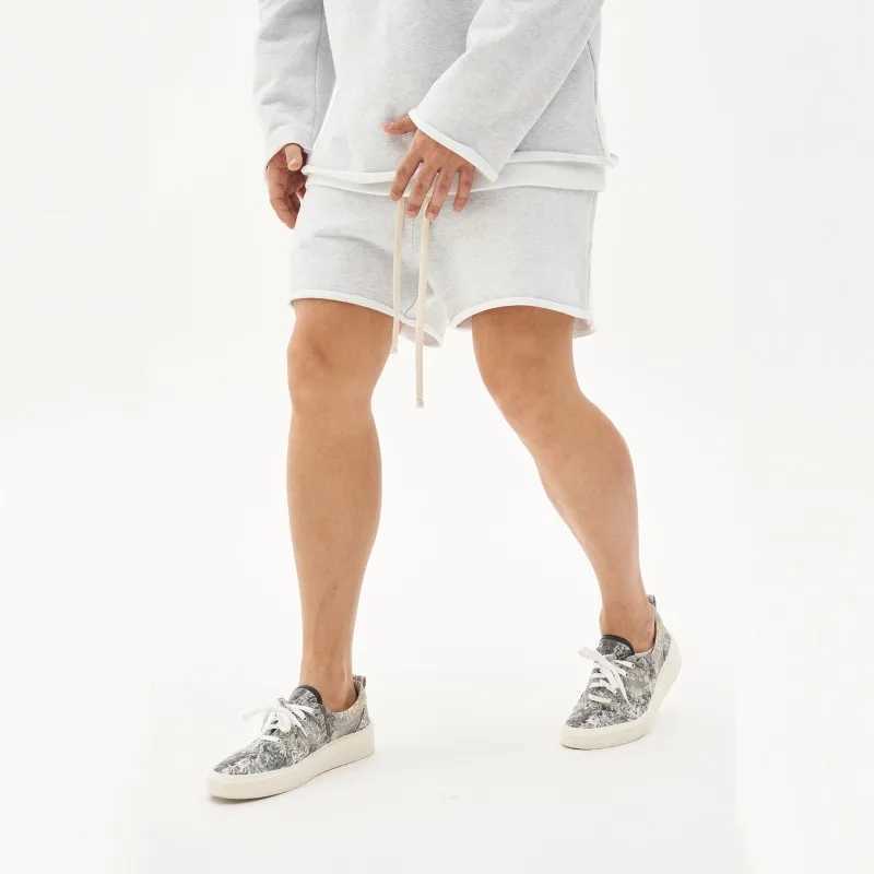 Mens Shorts Casual Short Pants Ripped Cotton Gym Shorts Mens Jogger Workout W250219