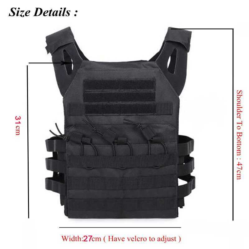 Military Tactical Vest Waterproof Outdoor Body Armor Lightweight JPC Molle Plate Carrier Hunting Vest CS Game Jungle EquipmentXJ250219