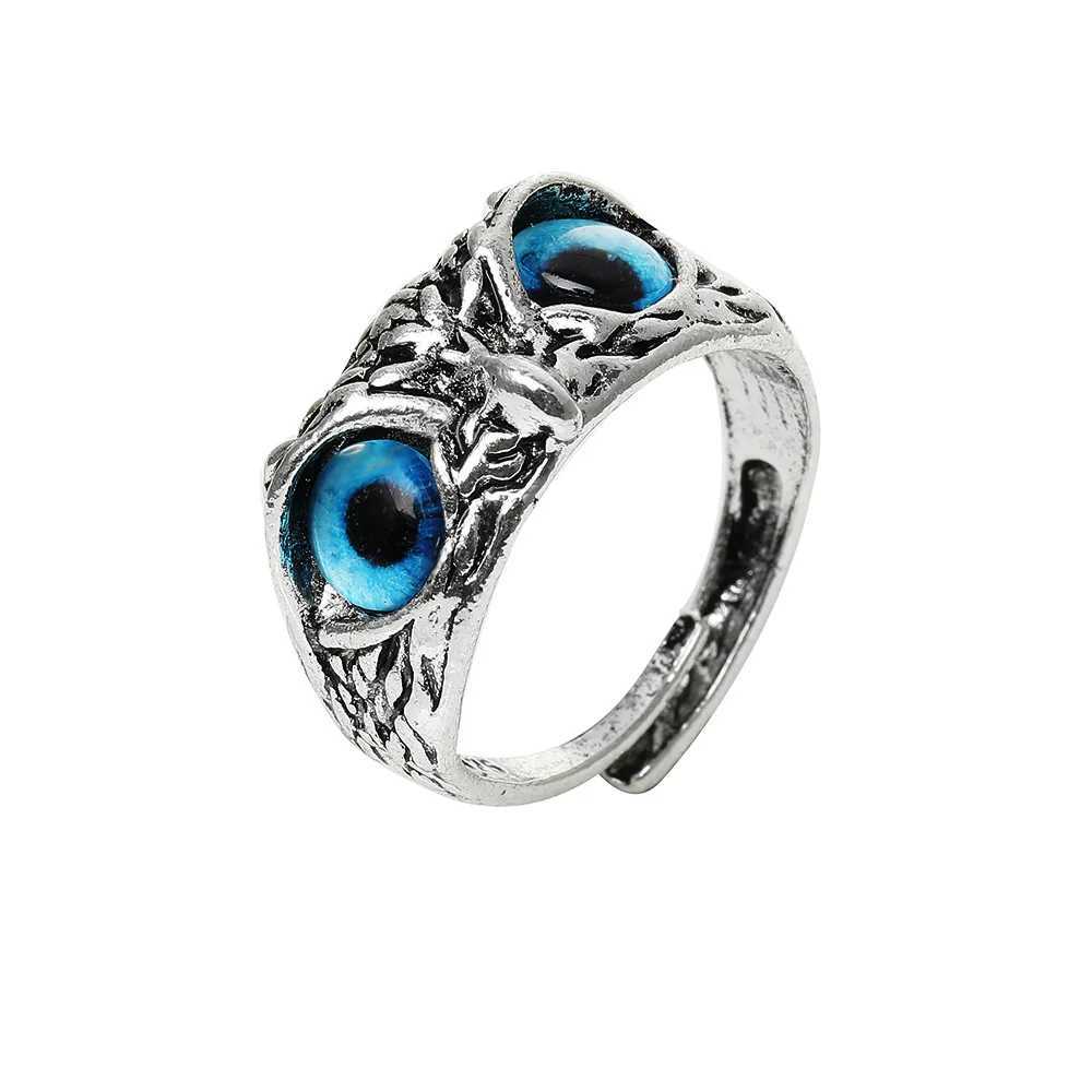 Fashion Charm Vintage Owl Ring for Men Women Cute Animals Owl Youth Gothic Rings Jewelry Accessories GiftsXJ250219