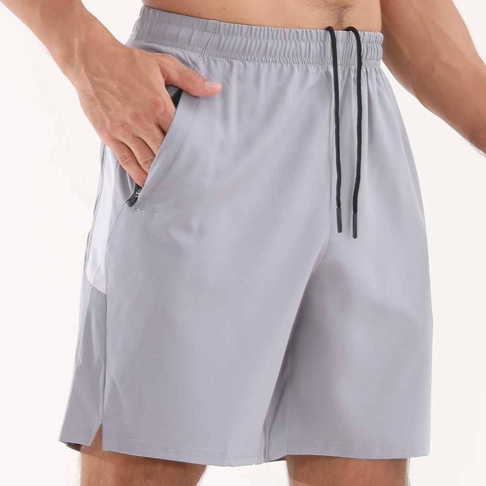 GITF Summer Mens Fitness Shorts 7 Inch Lightweight Athletic Gym Running Sports Casual Shorts with Zipper Pockets S-XXL W250219