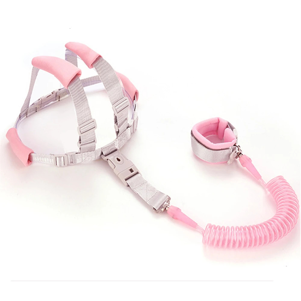 Infants and young childrens loss prevention belt traction rope Baby loss prevention bracelet 2m spring rope Walking baby safety 250219