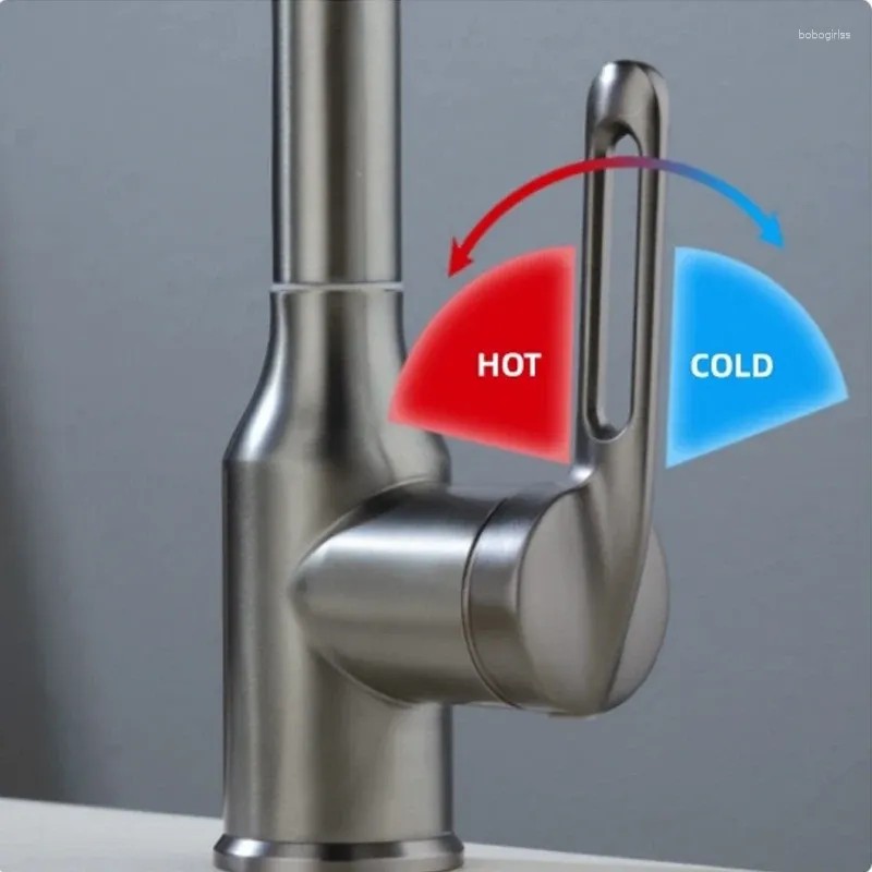 Bathroom Sink Faucets Multi Function Waterfall Basin Faucet 4-mode Flow Type Spray 360 ° Rotation Single Cooling