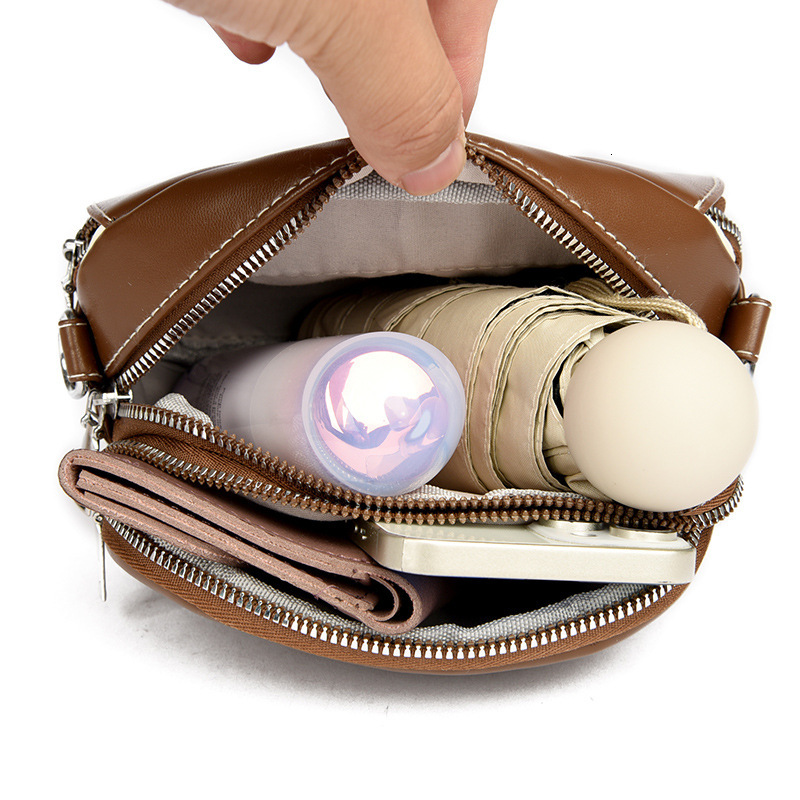 Designer Mini Round Bag Multi Functional Fashion Single Shoulder Women's Bag Leisure Outdoor Wallet Card Bag Large Capacity Simple Bag