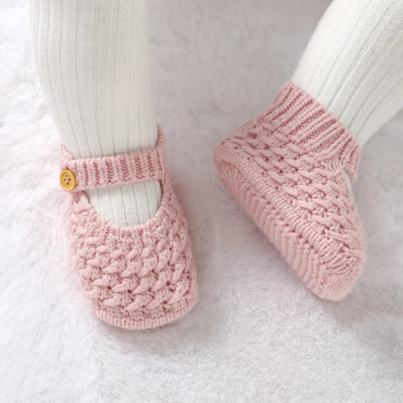Baby Shoes Knit born Boy Girl Footwear Fashion Cute Solid 0-18M Toddler Clothes Accessories Infant First Bed Boots Super Soft 250219