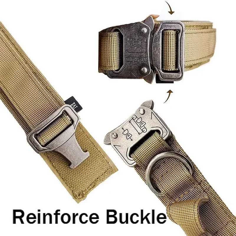 Outdoor Sports Style Tactical Dog Collar Usable Collar For Medium To Large Dogs With Traction Capability For Dog Training W250219