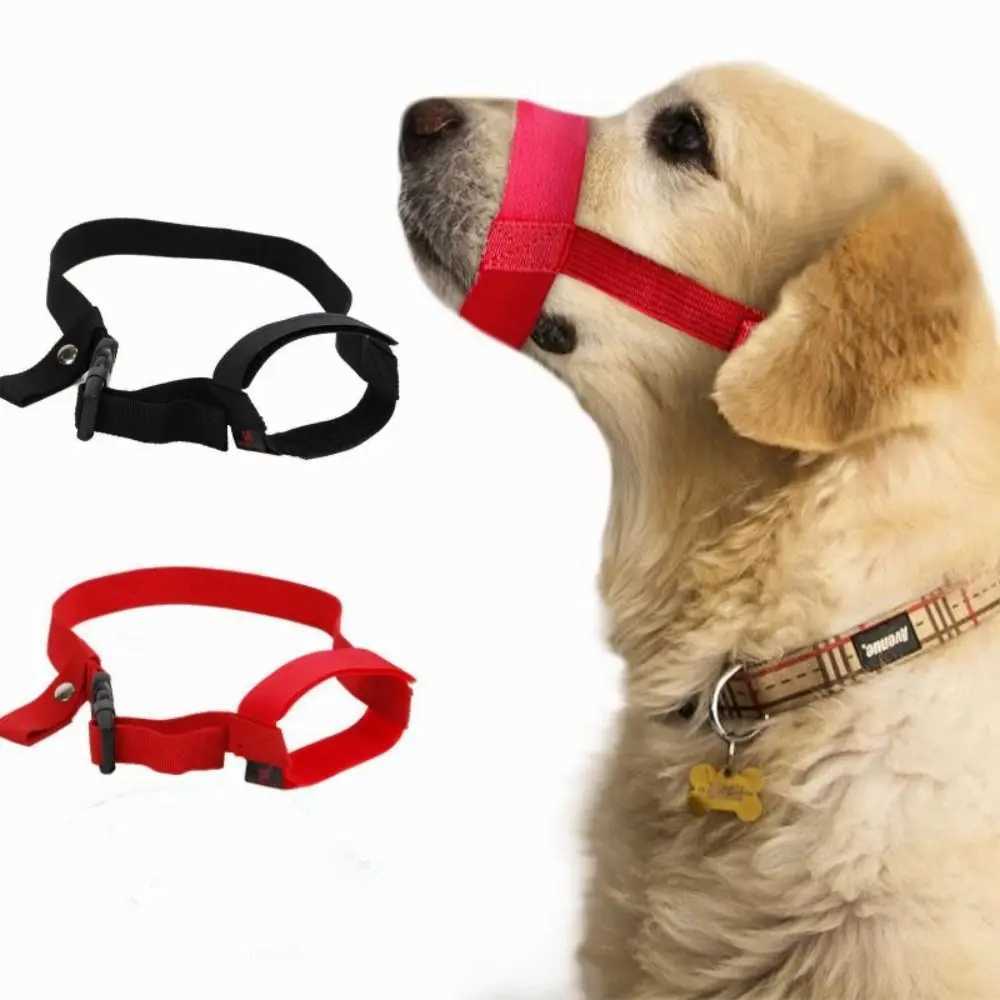 Adjusting Straps Mask Small Dogs Soft Nylon Dog Muzzle Adjustable Anti-biting Breathable Dog Straps MaskXJ250218