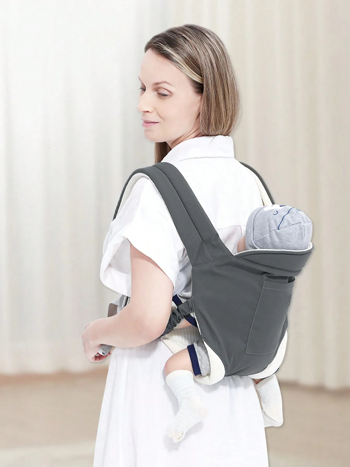 baby face-in and face-out front and back carry for borns and older babies Baby Wrap - All in 1 Original 250219