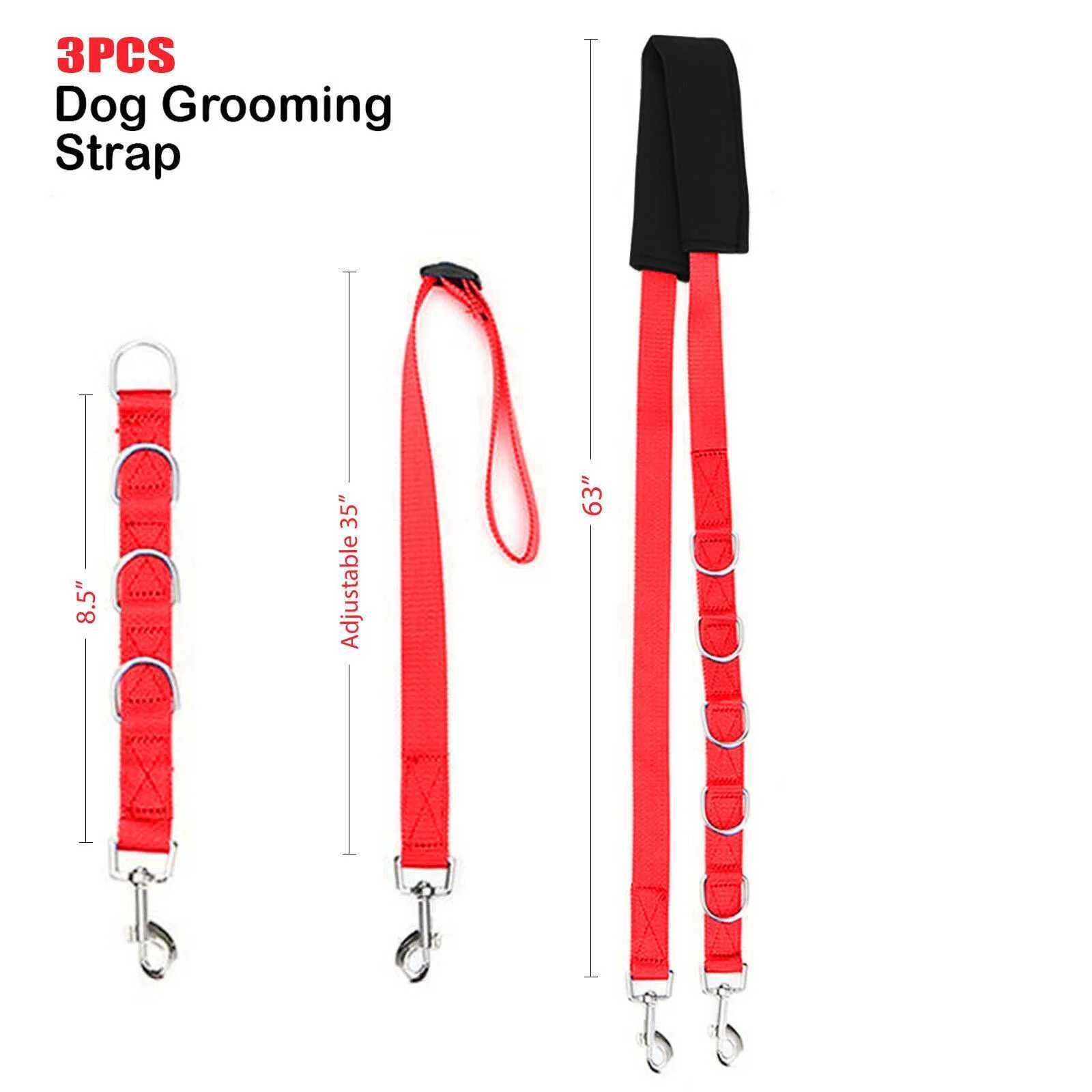 Pet Grooming Strap Set Dog Leash Solid Dog Chain Dog Collar Bath Supplies Grooming RopeXJ250218