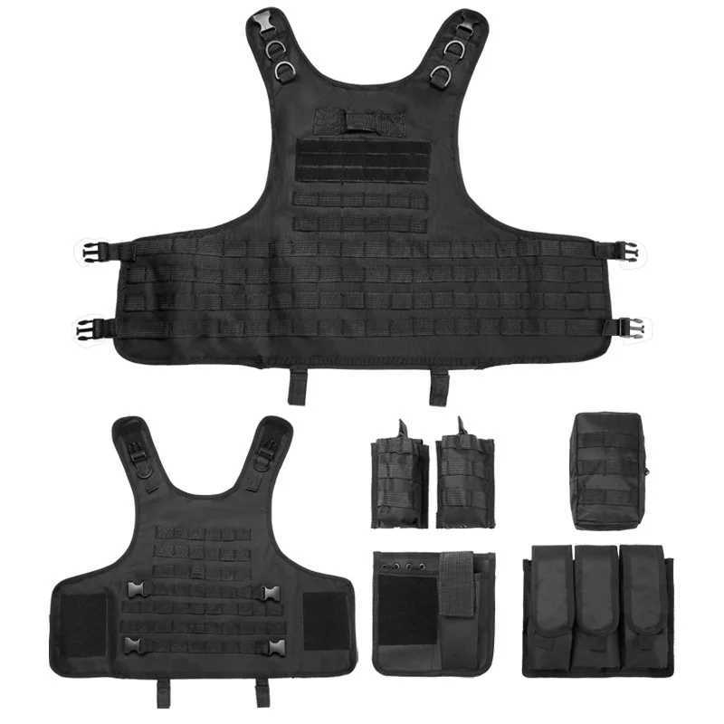 Hunting Vest Molle Airsoft Vest Tactical Vest Plate Carrier Swat Fishing CS Game Outdoor Military Army Armor Police VestXJ250219