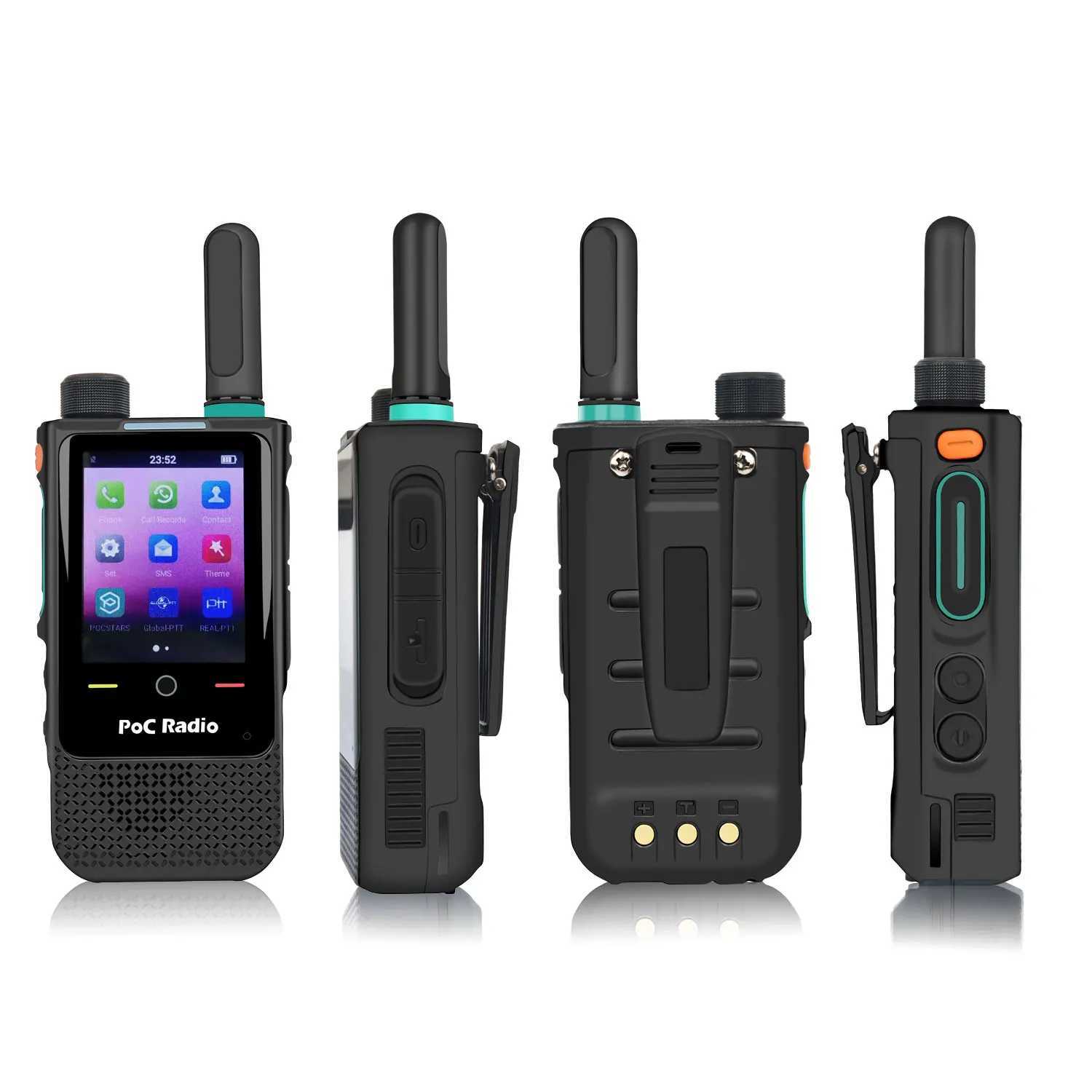 Zello Walkie Talkie HIROYASU HI-B5Pro 4G Lte PoC Radio Zello Real-PTT Global-PTT Pocstars Touch Sn 4000mAh USB-C BatteryXJ250219