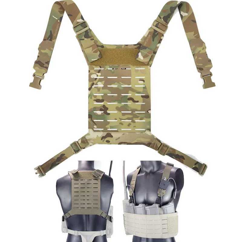 Airsoft D3 SS MK Chest Rig Tactical MOLLE Vest Chest Rig Strap Universal Vest Back Panel Equipment AccessoriesXJ250219