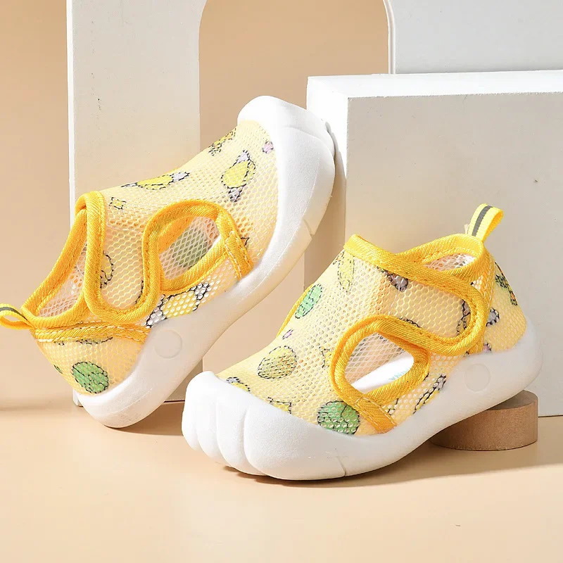 Breathable Air Mesh Baby Kids Shoes Cartoon Baby Boy Shoes Soft Sloe Shoes for Baby Girl 1-4T Toddler First Walkers 250219